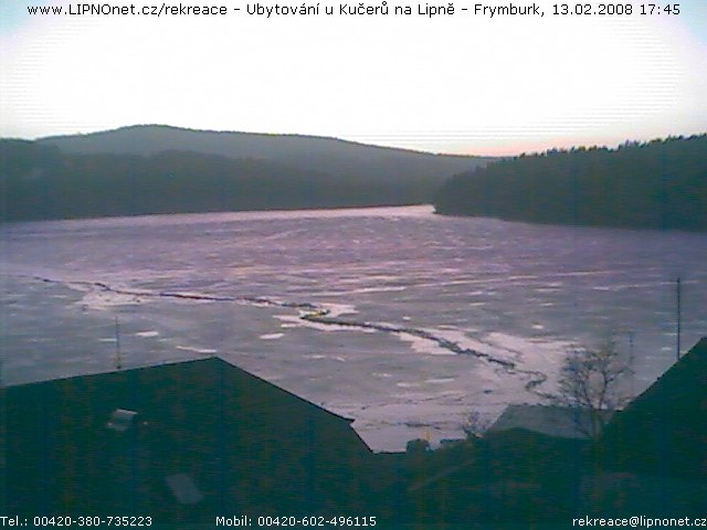 Lipno Lake, Czech Republic, today's webcam image!